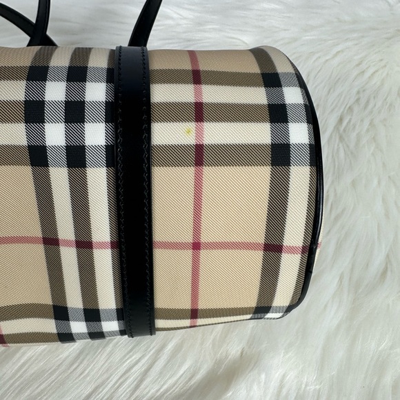 Burberry Novacheck Barrel Shoulder Bag - Picture 11 of 15